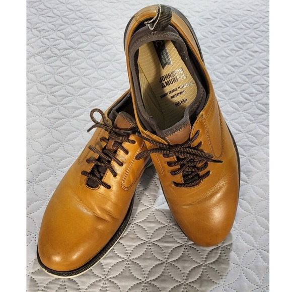 Johnston & Murphy Waterproof Leather Oxfords Smart Degree Technology - Picture 1 of 10
